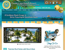 Tablet Screenshot of belizeisfun.com
